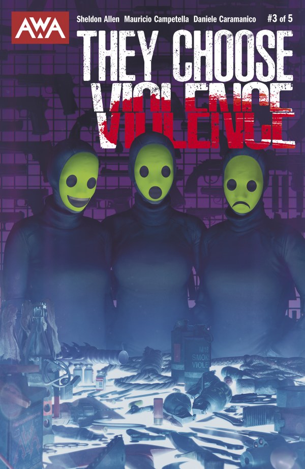They Choose Violence #3 — Cover A — Razzah Regular