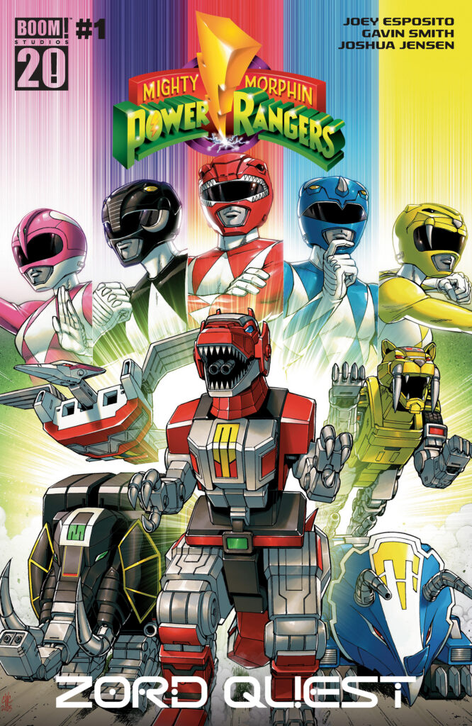 Mighty Morphin Power Rangers: Zord Quest #1 — Cover B — Casey W. Coller Variant